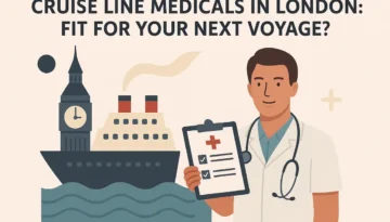 cruise line medicals in London
